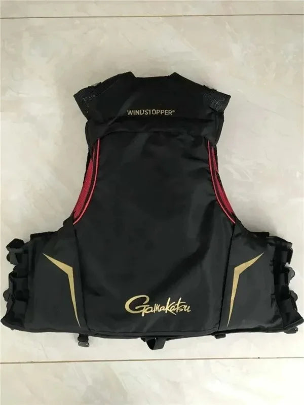 Man Fishing Vest Outdoor Buoyancy Vest for Men Multi-functional Breathable Life Vest Jacket for Drifting Swimming