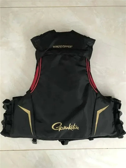 Man Fishing Vest Outdoor Buoyancy Vest for Men Multi-functional Breathable Life Vest Jacket for Drifting Swimming