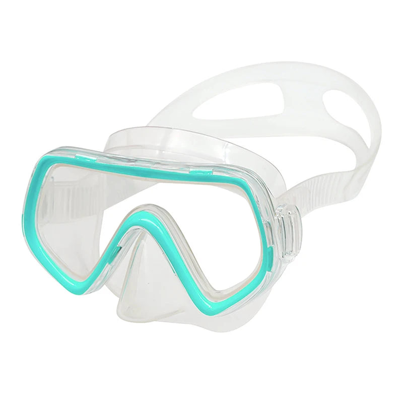 Diving Mask Waterproof Swimming Goggles Panoramic HD For Adult Youth Silicone Skirt Anti-Fog With Nose Cover Swimming Equipment