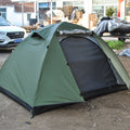 Camping Tent with Rainfly, 2, 3 Person Tent, Set up in 10 Mins, Weatherproof Tent for Camping, Festivals, Backyard, 2 Layers