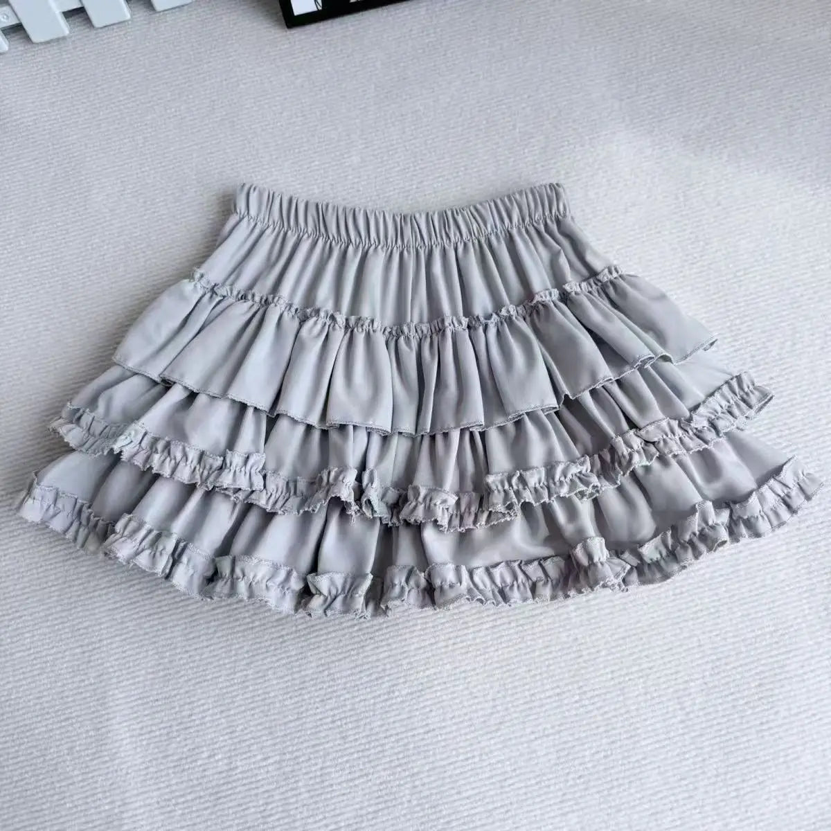 Women Pleated Bubble Mini Skirt Y2k Summer 2025 Korean Fashion Elastic Waist Puffy Short Skirt Girls Cute A Line Cake Skirt