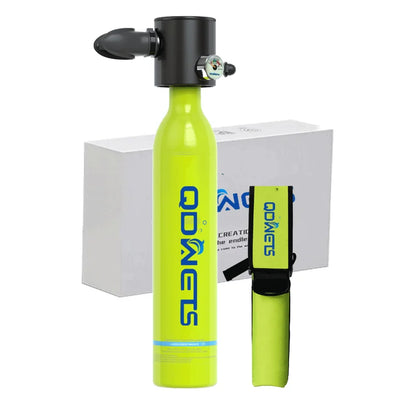 0.5L Mini Scuba Dive Tank,  with 5-10 Minutes of Backup Air, Mini Scuba Dive Cylinder &  Scuba Diving Oxygen Tank with Hand Pump