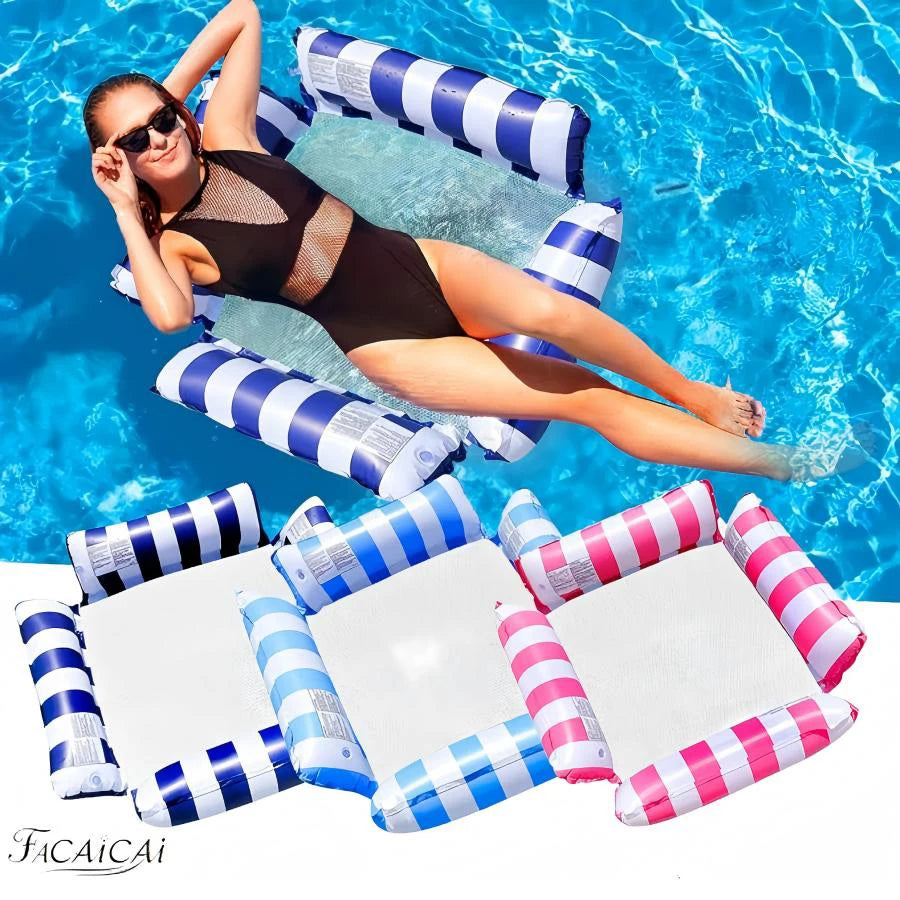 Water Hammock Recliner Inflatable Pool for Adults - Perfect for Pool Parties & Beach Fun,Party Water Rest Inflatable Seat