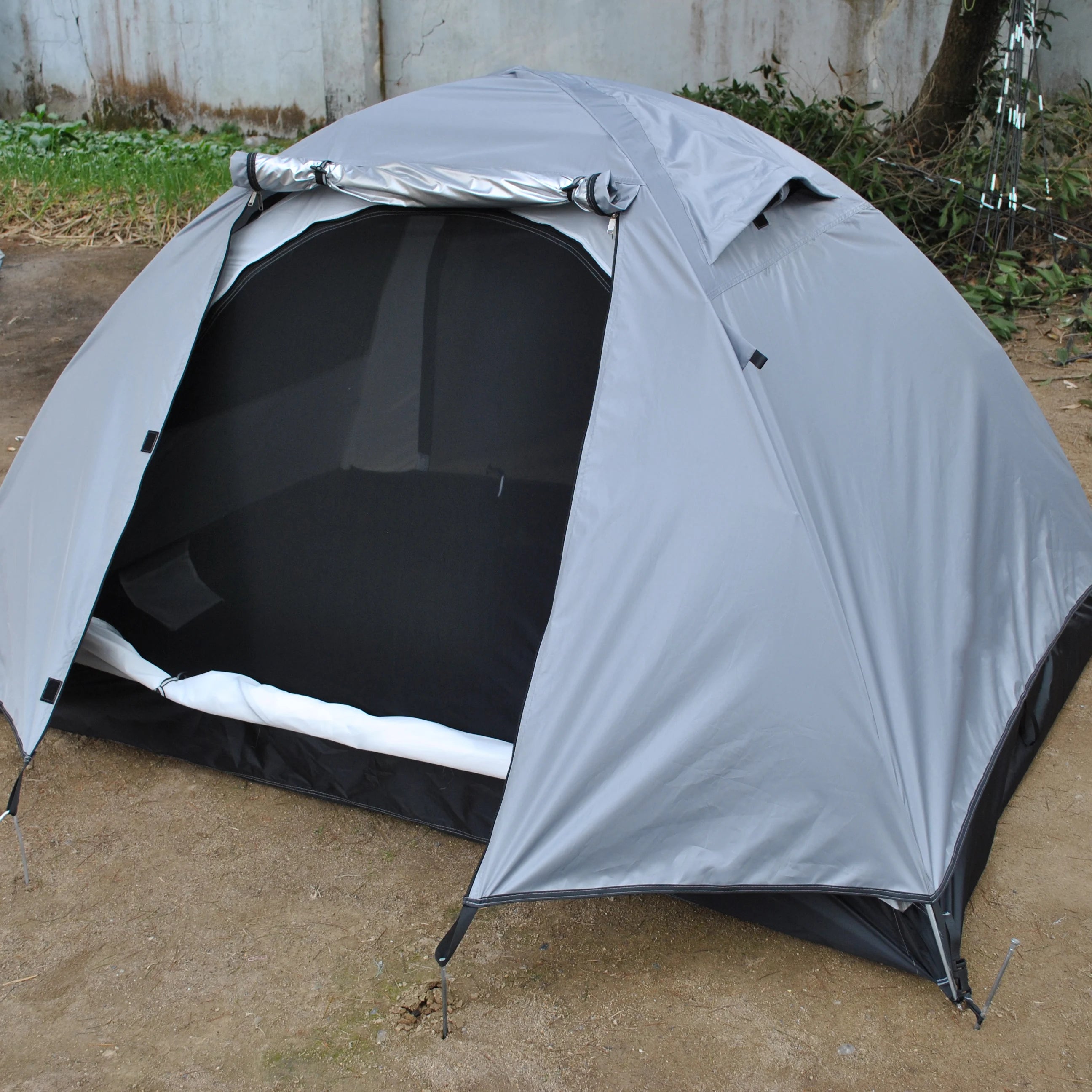 Camping Tent with Rainfly, 2, 3 Person Tent, Set up in 10 Mins, Weatherproof Tent for Camping, Festivals, Backyard, 2 Layers