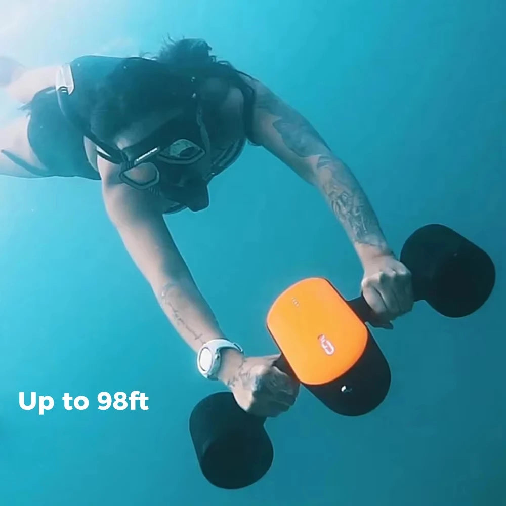 High Speed Electric Under Water Motor Scooter 1.2m/s Electric Underwater Thruster Sea Scooter for Diving Snorkeling