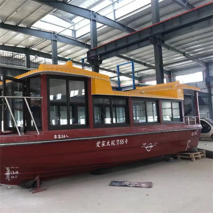 China Factory Cheap 6 Meters 10 Seats  Yacht Luxury Boat Yacht for Water River Park  Sea Beach Tourism