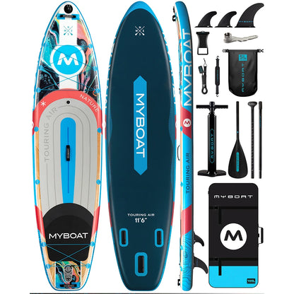 Myboat SUB Waterproof Inflatable Paddle Board 11'6''x34''x6''Adult Standing Style Aquatic Fishing With Accessories SUP сапборд