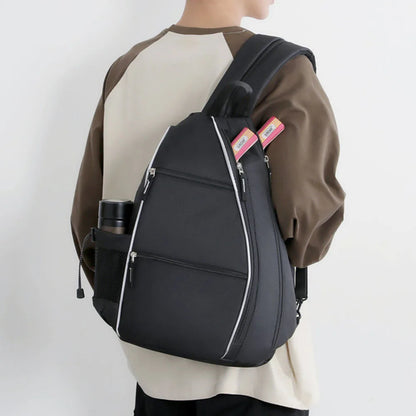 Pickleball Bag Racketball Sling Bag Adjustable Pickleball Backpack Multifunctional Sports Backpack Large Capacity Tennis Bag