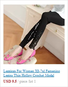 7XL Large Size Leggings For Women Summer Thin Tick 3/4 Capris Short Lace Hollow Tight Pants Black White Pink Red  6XL 5xl 4xl