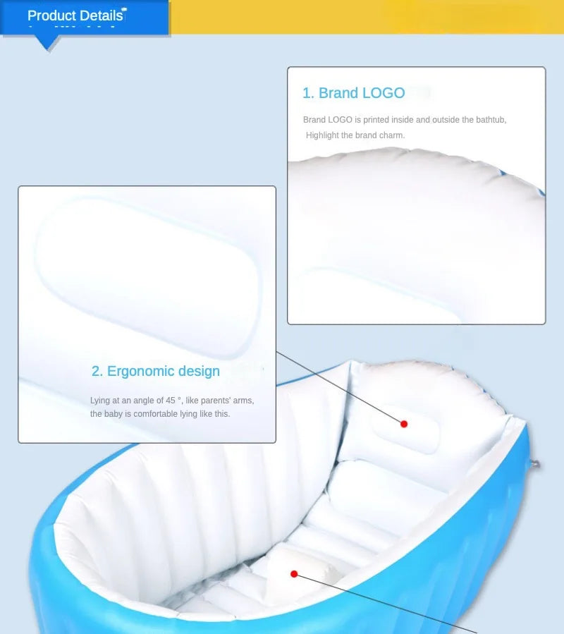 inflatable bathtubs, large-sized thickened non-adult swimming pools, baby water basins