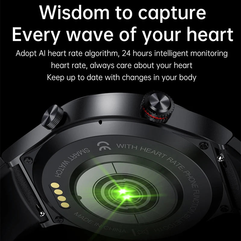 New ECG+PPG Bluetooth Call Smart Watch Men AMOLED Full Touch Sports NFC Watches Men Smartwatch Waterproof For Android Ios