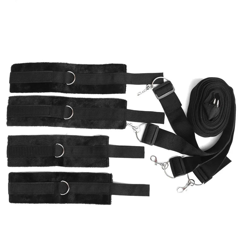 Adult Games Sex Products No Vibrators Sex Toys For Women Couples Handcuffs Bdsm Bondage Set Restraints Wrists & Ankle Cuffs