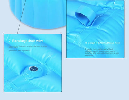 inflatable bathtubs, large-sized thickened non-adult swimming pools, baby water basins