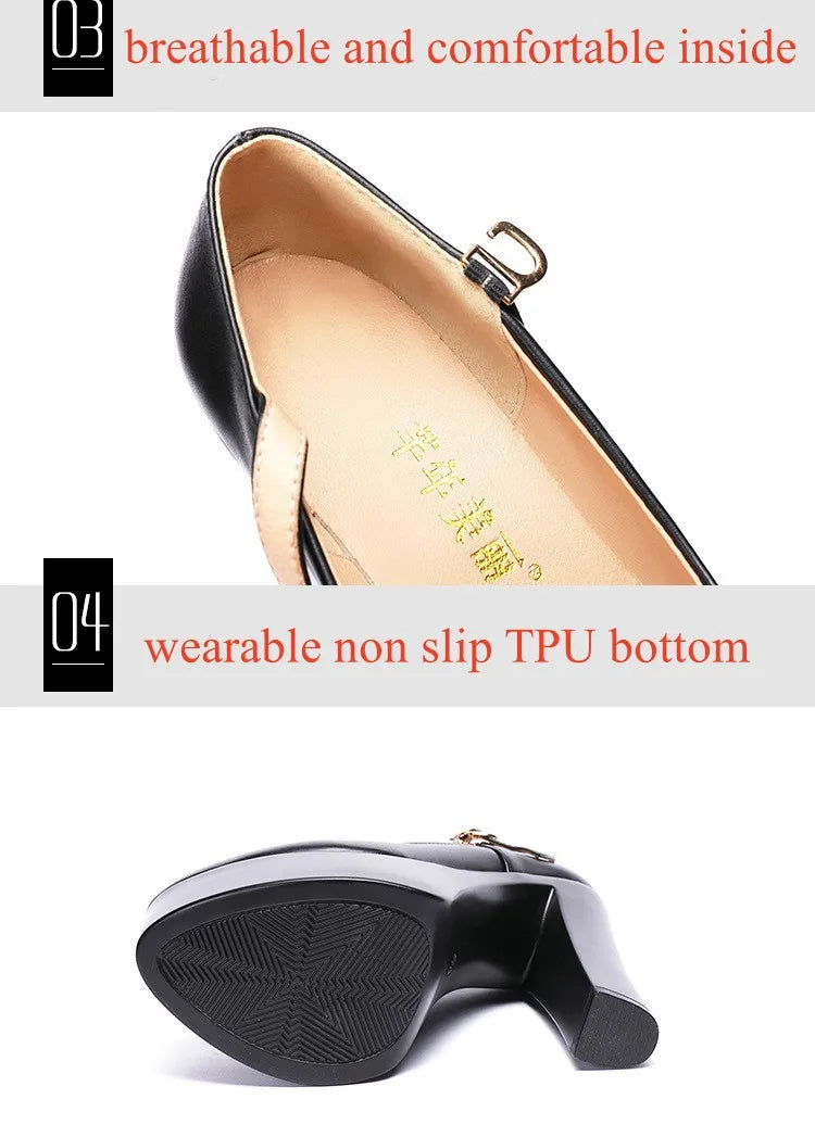 15cm Small Size 32-43 Sexy Extreme Block High Heels Shoes for Dress Model Party Wedding 2025 Shallow Thick Bottom Platform Pumps