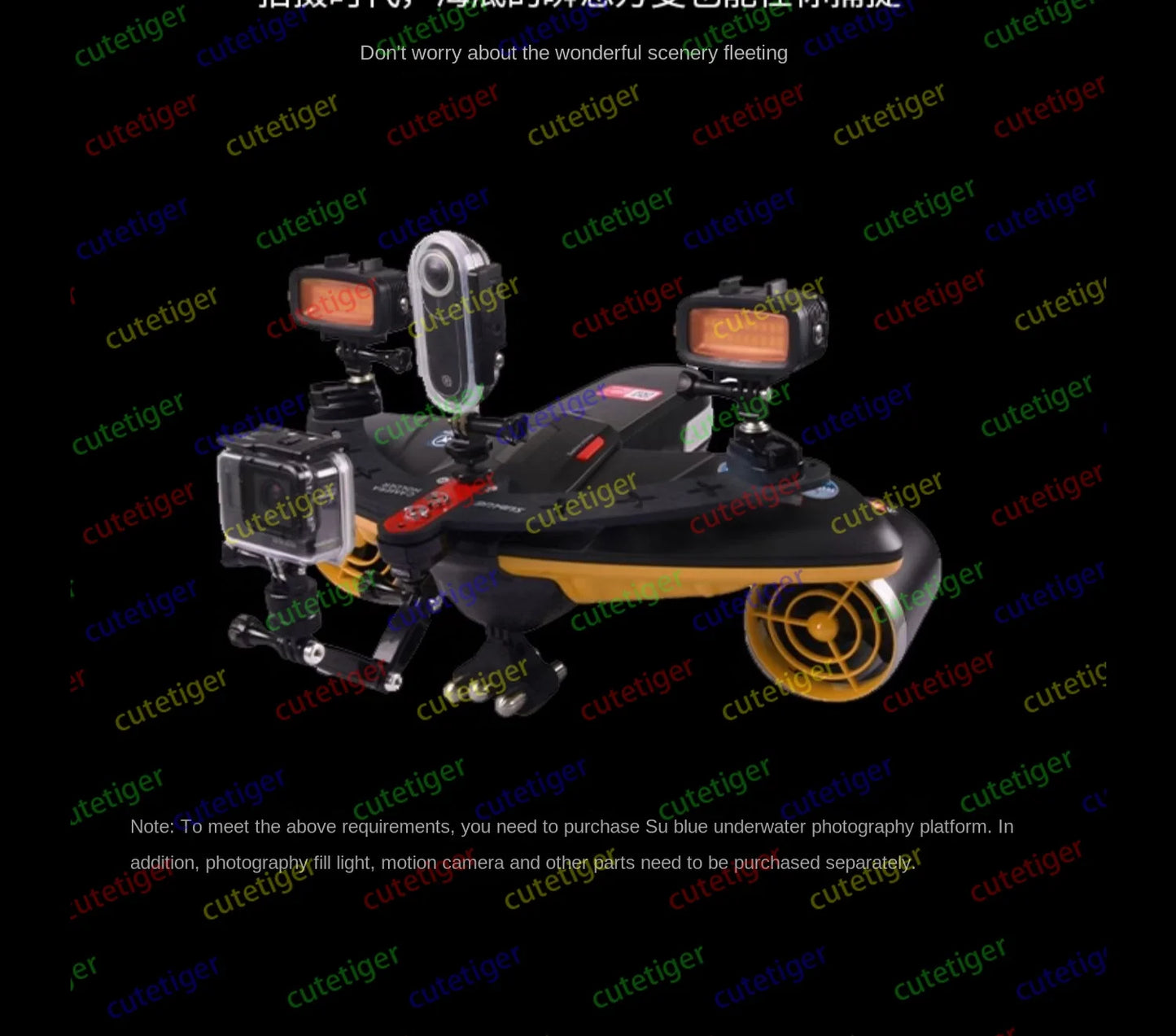 Handheld electric assisted diving booster。Underwater thruster