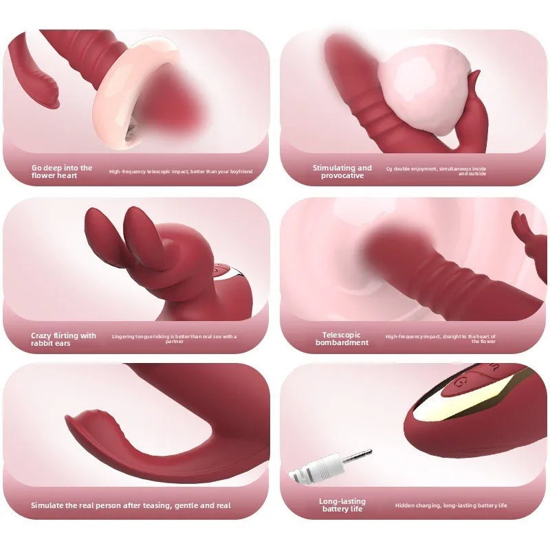 Adult products, front and rear vibrators, toys, female products, sex toys, masturbators, AV vibrators, massage sticks