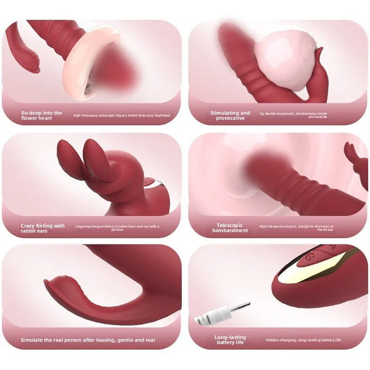 Adult products, front and rear vibrators, toys, female products, sex toys, masturbators, AV vibrators, massage sticks