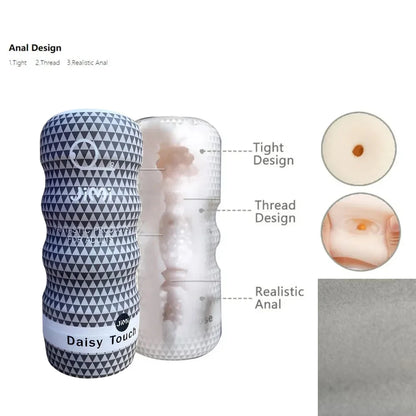 Realistic Vagina Anal Male Masturbator Soft Tight Pussy Erotic Adult Toys Penis Sex Toys for Men Masturbation Cup Adult Supplies