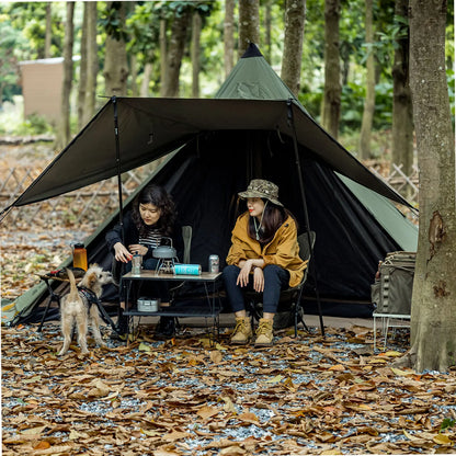 OneTigris Northgaze TC Chimney Tent Terylene Cotton Outdoor Teepee Hot Tent for Adventurers Hiking Camping 3 Season Tent