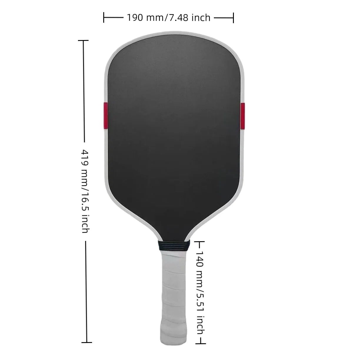 Selkirk-Style T700 Carbon Fiber 5th Gen Pickleball Paddle, Boomstick Core, Hot-Pressed