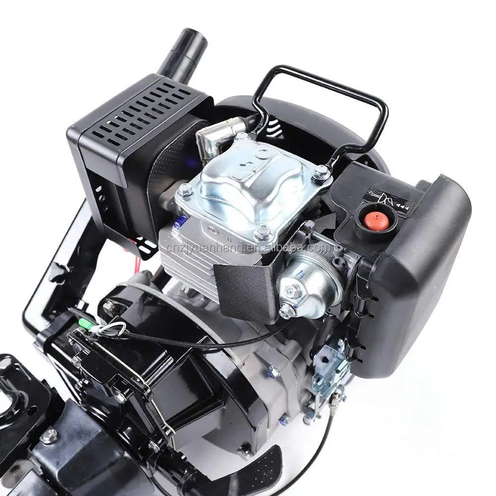 6HP 4-Stroke Outboard Engine Petrol Boat Engine, Air Cooling Outboard Motor