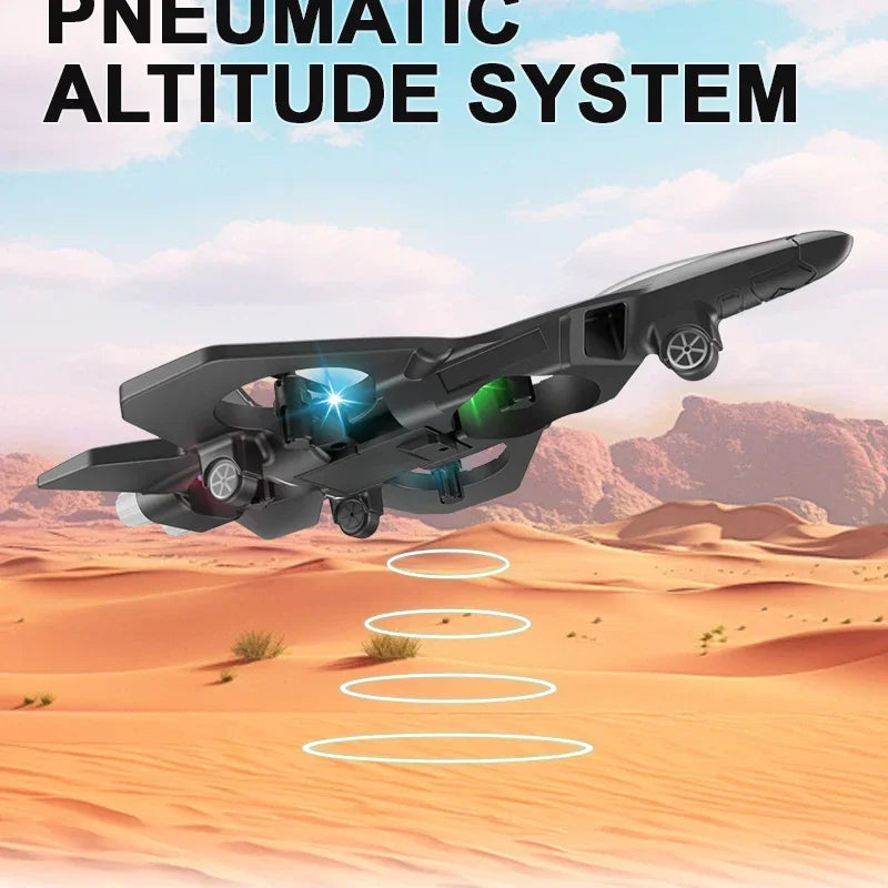 2.4GHz RC Drone with 4-Axis Gyro, One-Key 360° Flip Stunt Plane, Easy To Fly Remote Control Aircraft for Kids Adults