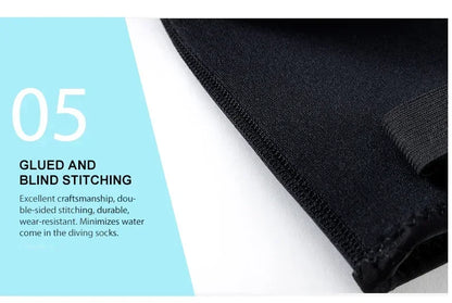 3mm Neoprene Socks Wetsuit Shoes Non Slip Surf Swim Fins Socks Warm Beach Boots for Snorkeling Diving Water Sports