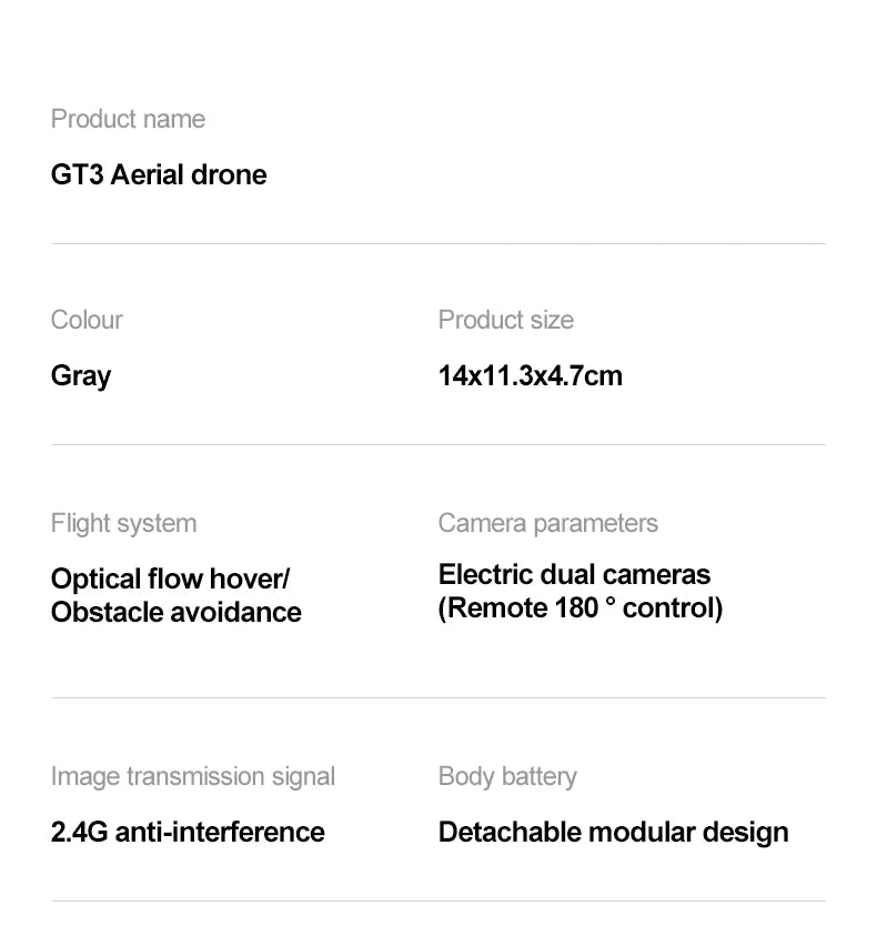 Xiaomi Gt3 Max Drone 8k Hd Aerial Photography Large Screen Optical Flow Positioning Brushless Intelligent Obstacle Avoidance