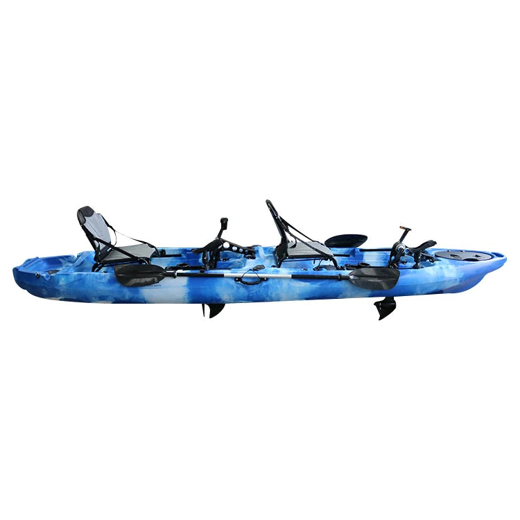 Double Persons  Fishing Kayak Sit on Top Fishing Kayaks Wholesale With Paddle System