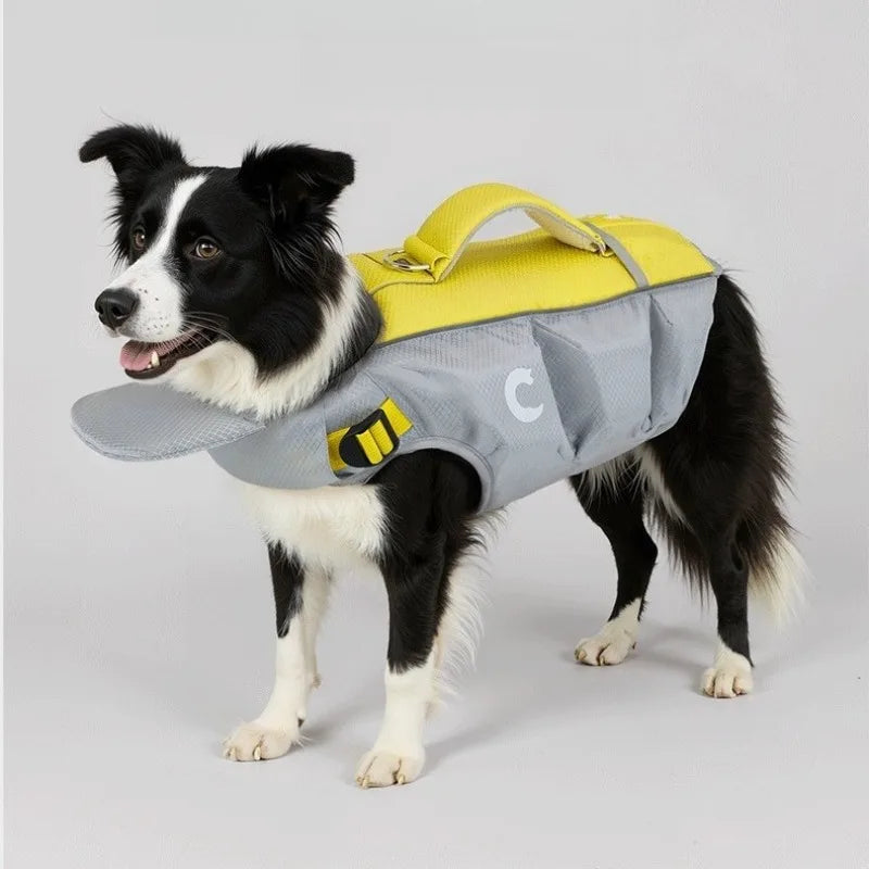 Dogs Life Jacket Enhanced Buoyancy Summer Seaside Swimwear Safety Vest Surfing Protection Products Pet Life Jackets Accessories