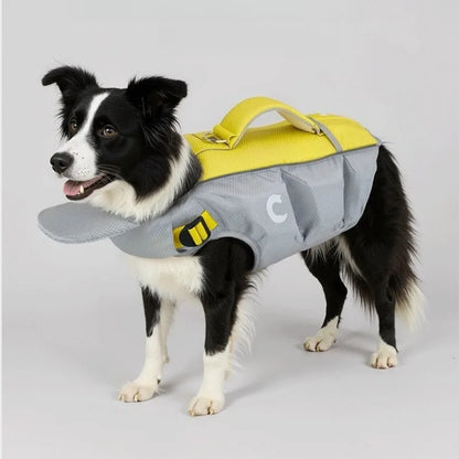 Dogs Life Jacket Enhanced Buoyancy Summer Seaside Swimwear Safety Vest Surfing Protection Products Pet Life Jackets Accessories