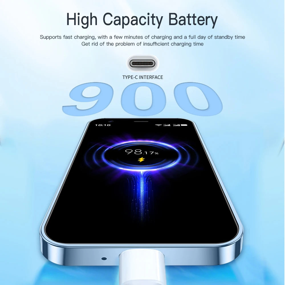 SERVO Mini Smartphone 3.0" Display 2GB+16GB 3G WCDMA Facial Recognition WiFi GPS Play Store Android Smart Phone Dual SIM Standby