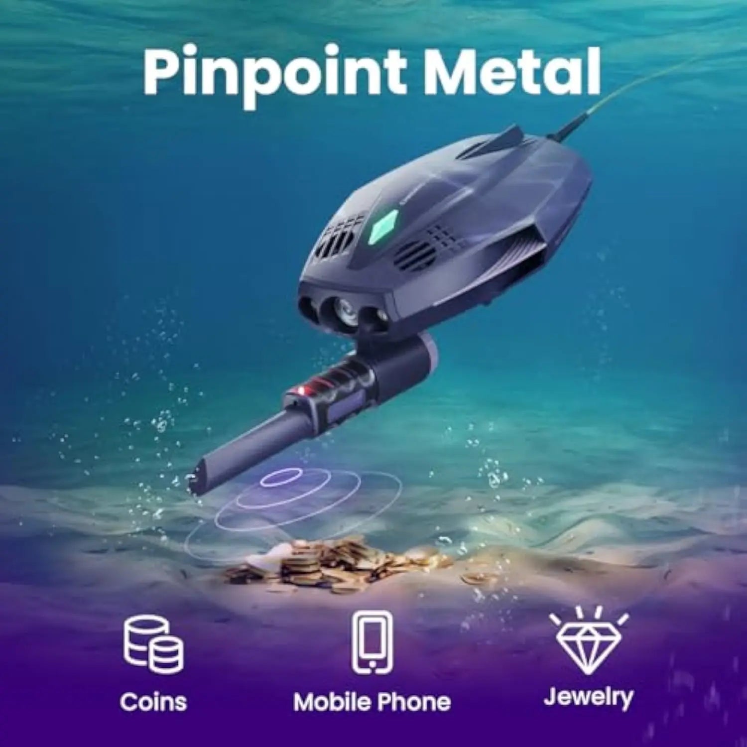 CHASING Dory Explore Underwater Exploration Treasure Hunting Drone Depth 14.5m 1080p HD with Metal Detector Underwater Drone ROV