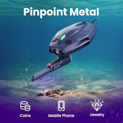 CHASING Dory Explore Underwater Exploration Treasure Hunting Drone Depth 14.5m 1080p HD with Metal Detector Underwater Drone ROV