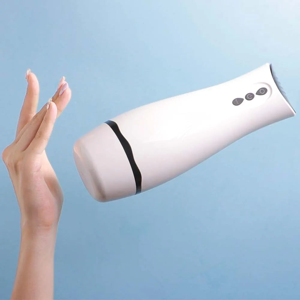 Automatic Sucking Male Masturbator Vibration Blowjob Machine Masturbation Cup Pocket Pussy Penis Pump SexToy Adult Goods for Men