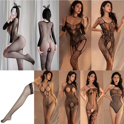 Lingerie Tight bow hollow out perspective deep v sexy sexy adult sexy shoppings sexy tоy girl women sexy underwear uncensored