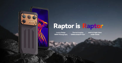 IIIF150 Raptor Rugged Phone 6.8” 120Hz 12GB+256GB Telephone Smartphone 108MP Camera 10000mAh Cell Phone Smartphon 4G Android 13