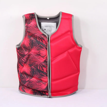 Life Jacket Adult Children Fashion Drifting Snorkeling Buoyancy Suit Swimming Portable Light and Thin Marine Working Life Jacket