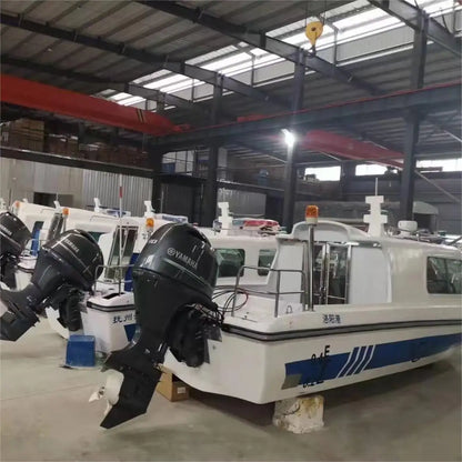 China Factory Cheap 6 Meters 10 Seats  Yacht Luxury Boat Yacht for Water River Park  Sea Beach Tourism