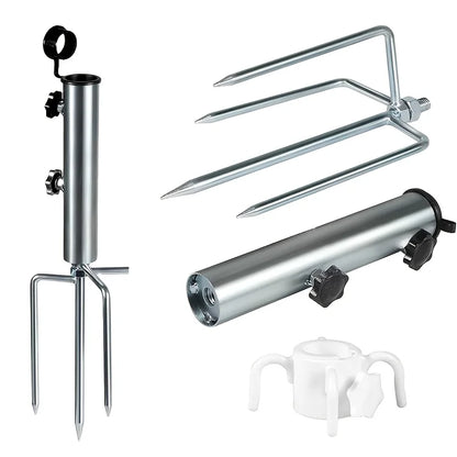 Camping tent frame with ground pegs - a sturdy frame suitable for patio, garden, beach and outdoor use.