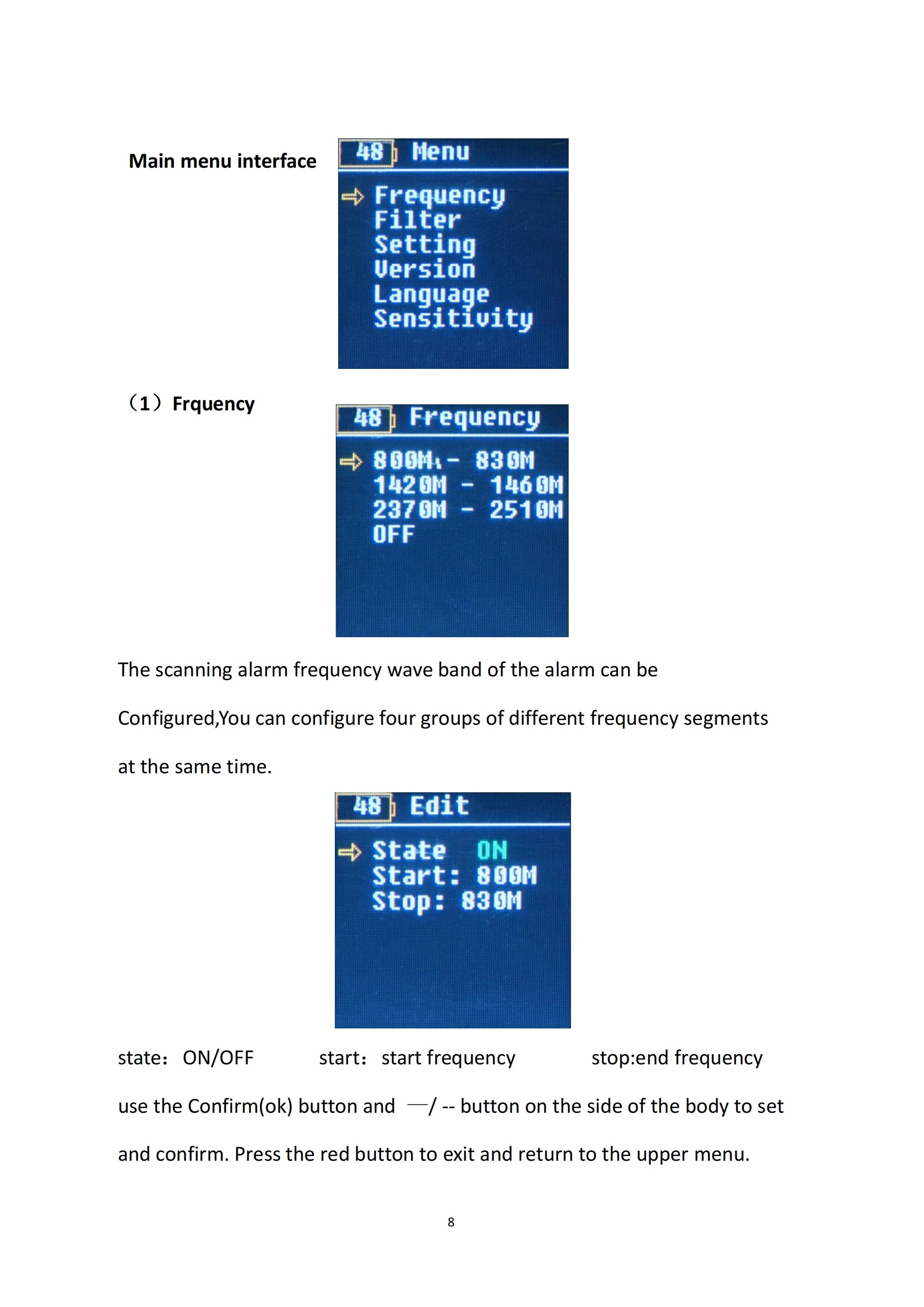 Drone Detector 2KM Long Distance UAV Detection Device Handheld 30-6400MHz Detection Drone Alarm Drone Video Transmission Signals