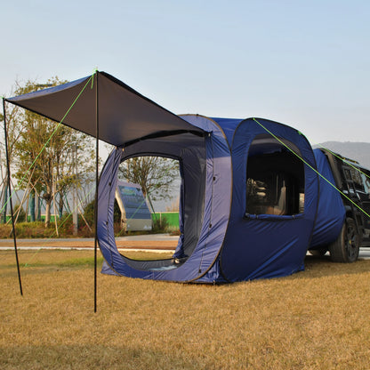 Car Tent trailer Tent, Car Tailgate Tent,Pop Up Car Rear Tent, SUV Tents Car Tents for Campers Multipurpose Truck Tent