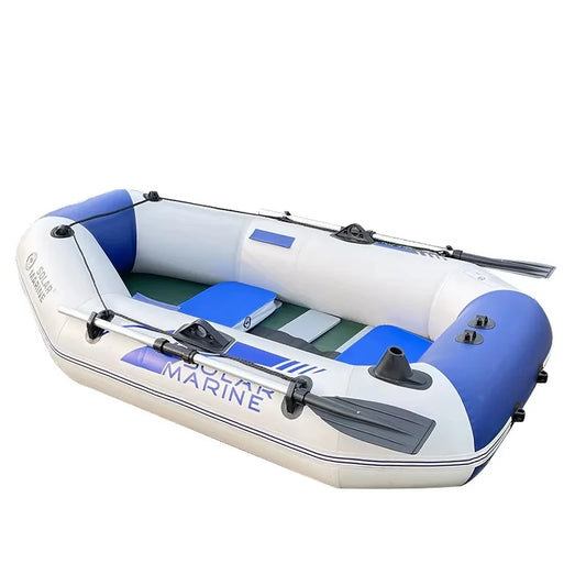 Solar Marine 2M Inflatable Fishing Boat Wooden Floor Racing Boats and Surfing Kayak for Adult Outdoor Watersport IB Accessories
