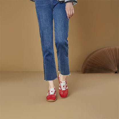 AIYUQI 2026 New Spring and Autumn Women's sneakers  Flats Dexun Women Shoes Genuine Leather, Stylish, Non-slip female Shoes