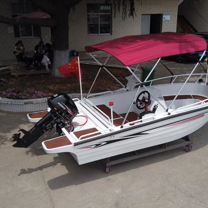 Best Value Aluminum Alloy Speedboat for 6-8 Passengers Comfortable Handrails for Fishing or Sports Yachting