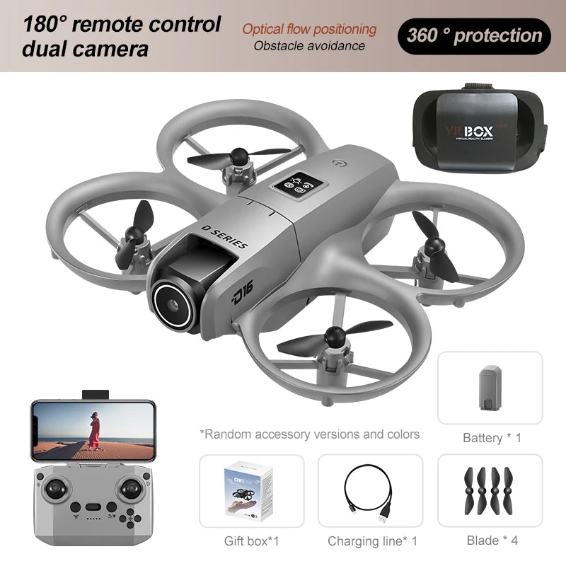 Xiaomi D16 Drone 8K Aerial GPS Avoidance Bushless Motor Drone Electric Adjustment HD Profesional Dual-camera Optical Flow