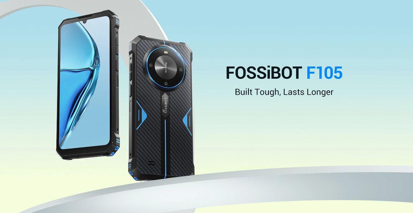 [World Premeire]FOSSiBOT F105 Rugged Smartphone Android 14 OS 10300mAh 12+64GB Mobile Phone 20 MP Camera 6.745" HD+ IPS Phone
