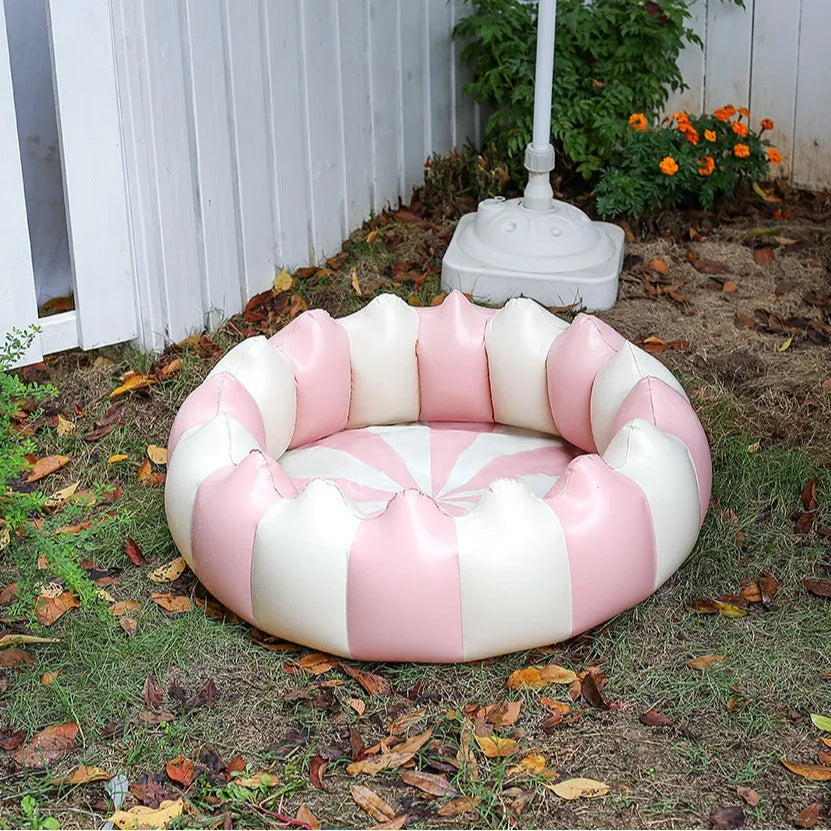 Diameter 90cm Inflatable Pit Balls Pool Baby Toys Fashion Retro Thickened Protable Swimming Pool Toys For Children Summer Toy