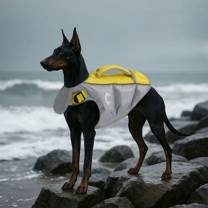 Dogs Life Jacket Enhanced Buoyancy Summer Seaside Swimwear Safety Vest Surfing Protection Products Pet Life Jackets Accessories
