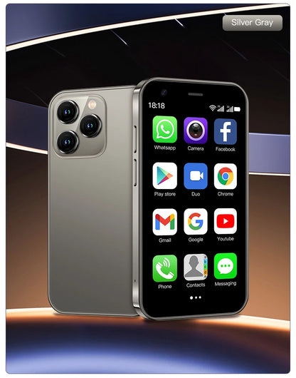 SOYES XS15 Mini Android8.1 Smart Phone 3.0 Inch Display 2GB RAM 16GB ROM Dual SIM Standby Play Store 3G Little Phone